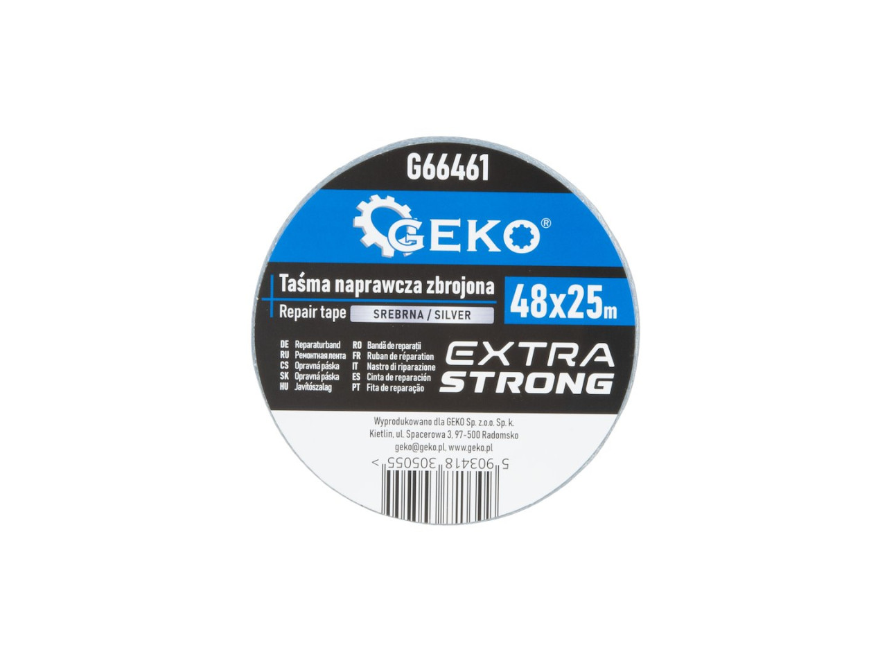 Srebrna Armirana Alu Traka Ljepilo Za Popravke 48mm X 25M