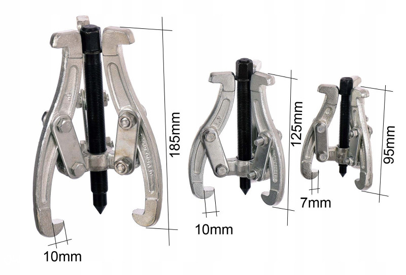 Set Radapciger Radapcigera 3/1 75mm 100mm 150mm SK1325