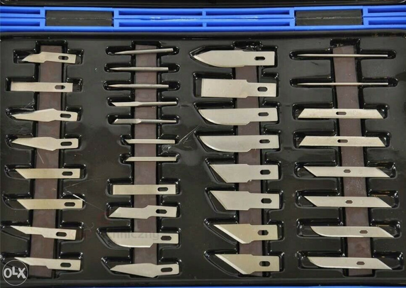52/1 Set Skalpela Skalpeli Skalperi Noževi za Finu Obradu BD-450