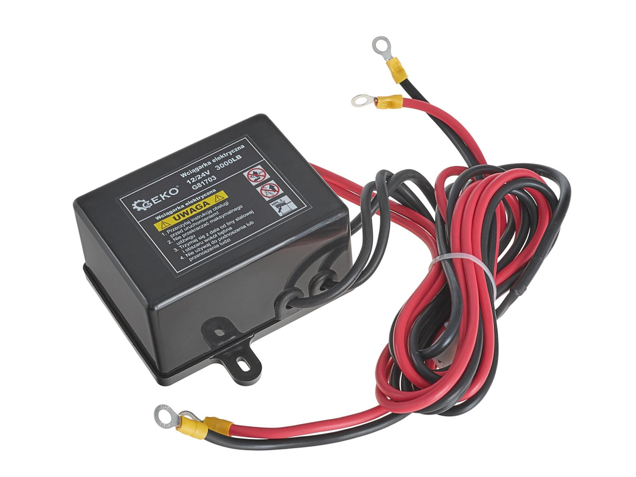 Električna Vinča Vitlo Čekrk 12V 1361KG 0,9kW 153:1 GEKO
