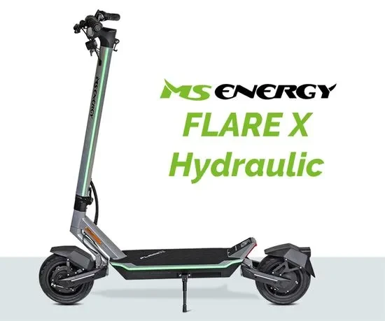MS Energy Flare X Chrome Silver električni romobil