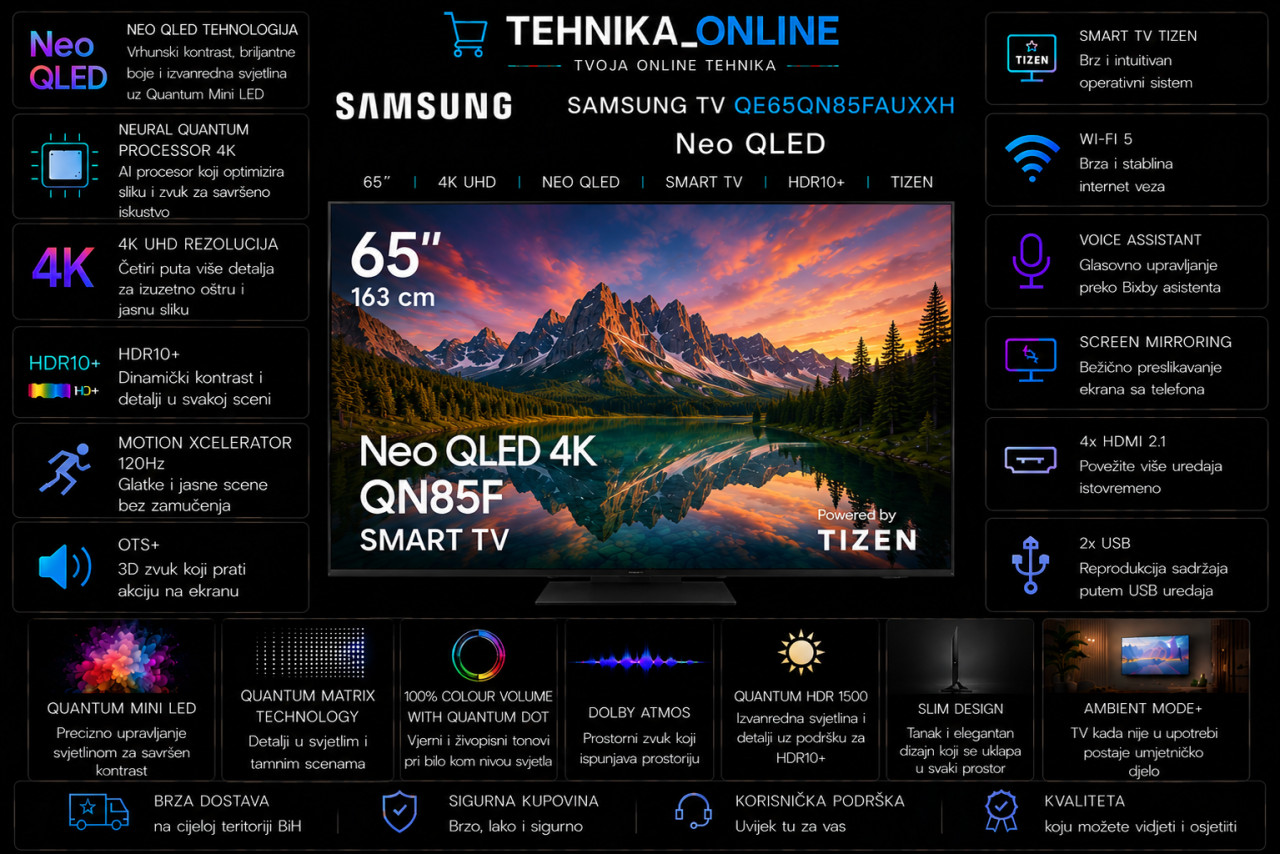 SAMSUNG TV QE65QN85FAUXXH Neo Qled