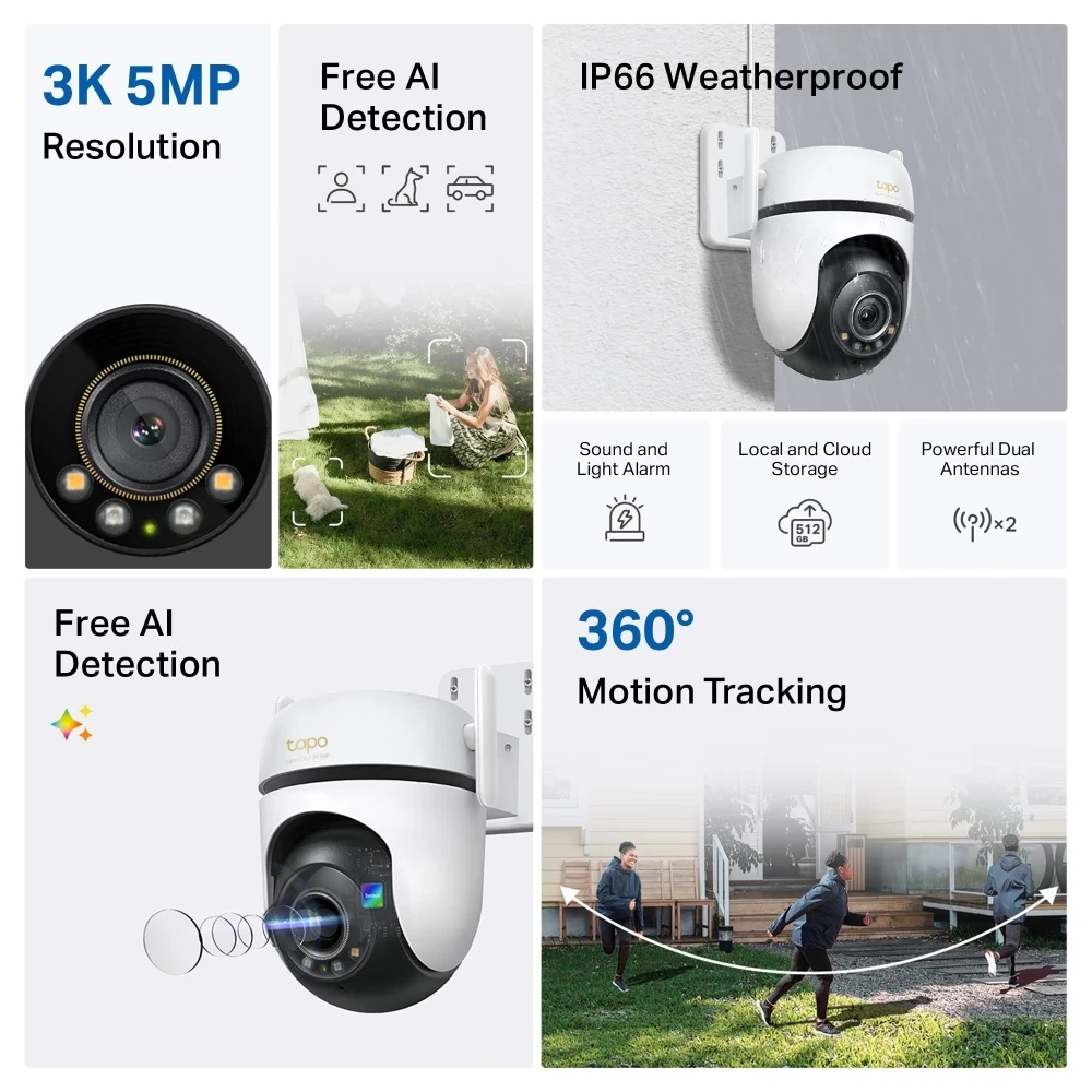 TP-LINK Tapo C530WS 5MP IP kamera