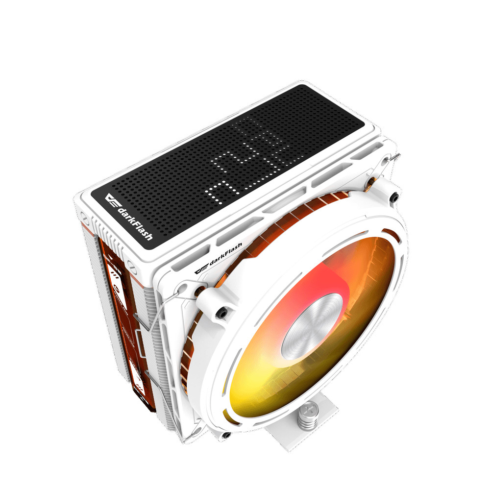 Vazdušno hlađenje darkFlash E400 Bijelo ARGB