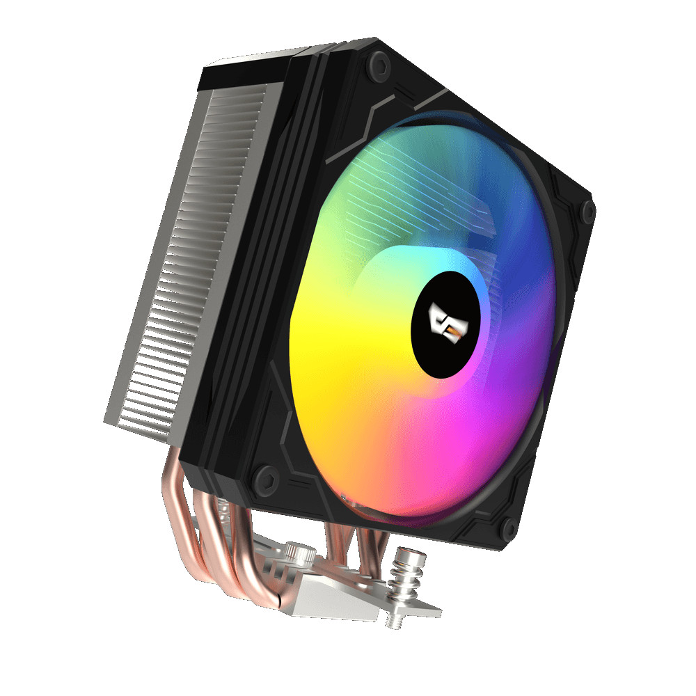Vazdušno hlađenje darkFlash M400 Crno ARGB sa displayom
