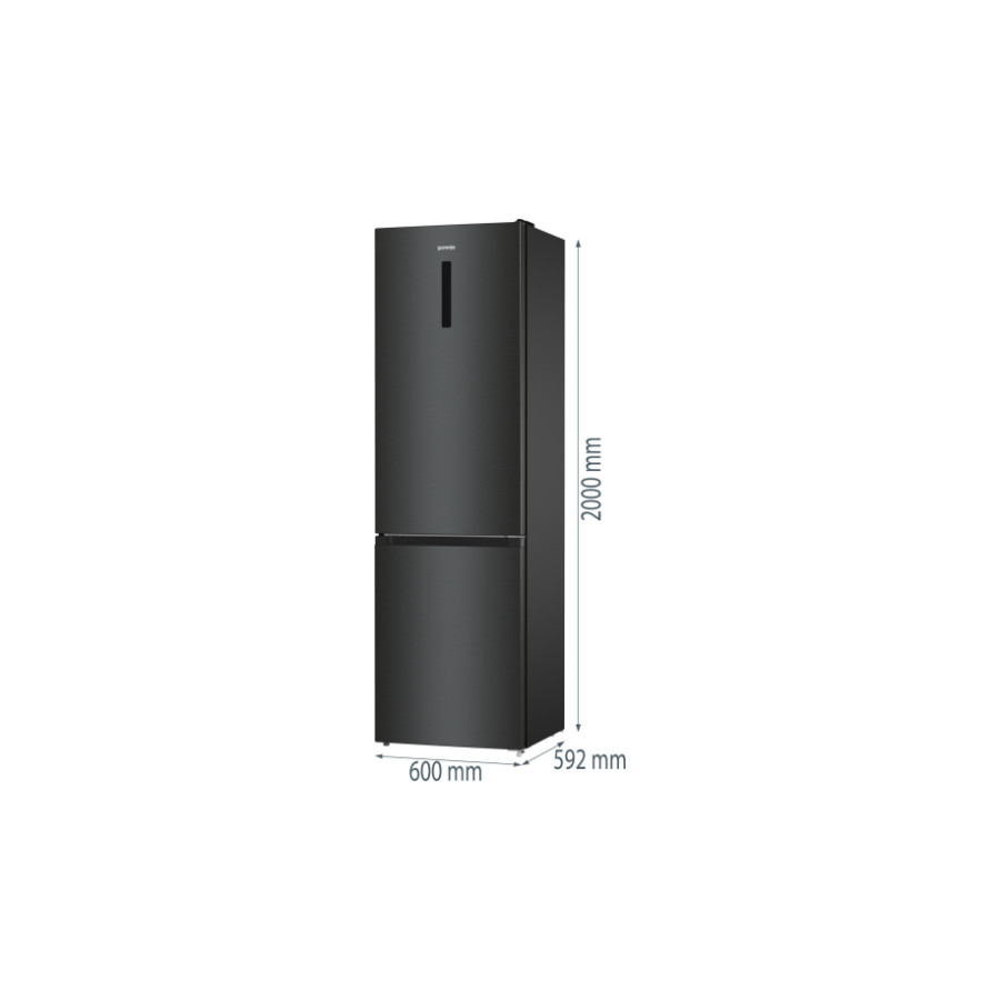 Gorenje frižider NRK620EABK4 200cm NoFrost Plus