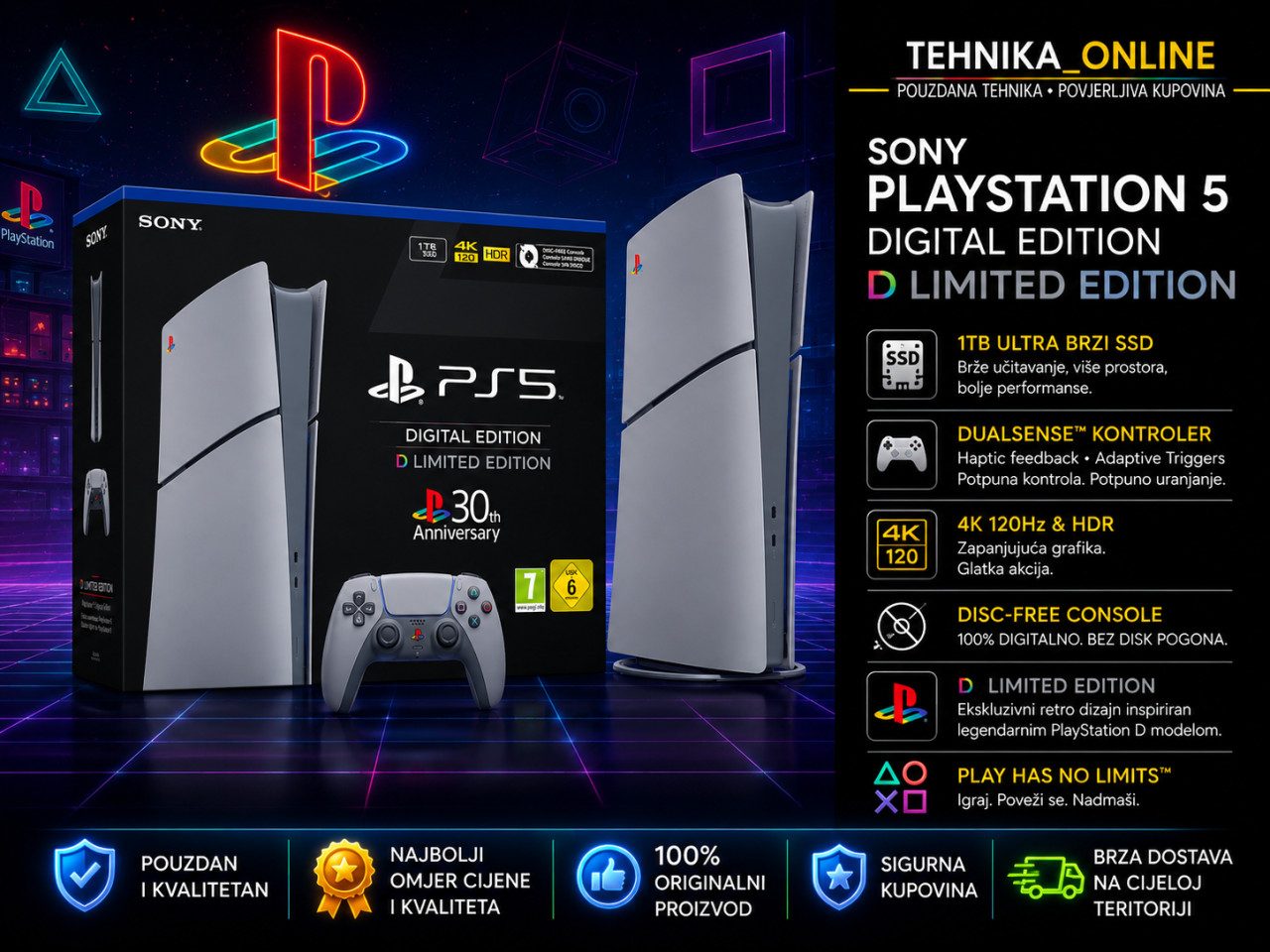 PlayStation 5 Digital Edition D Limited Edition