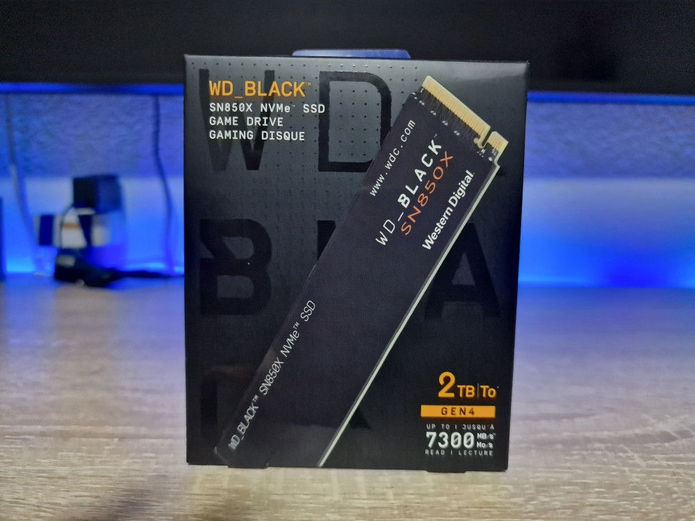 WD BLACK SN850X 2TB GEN4 SSD M.2