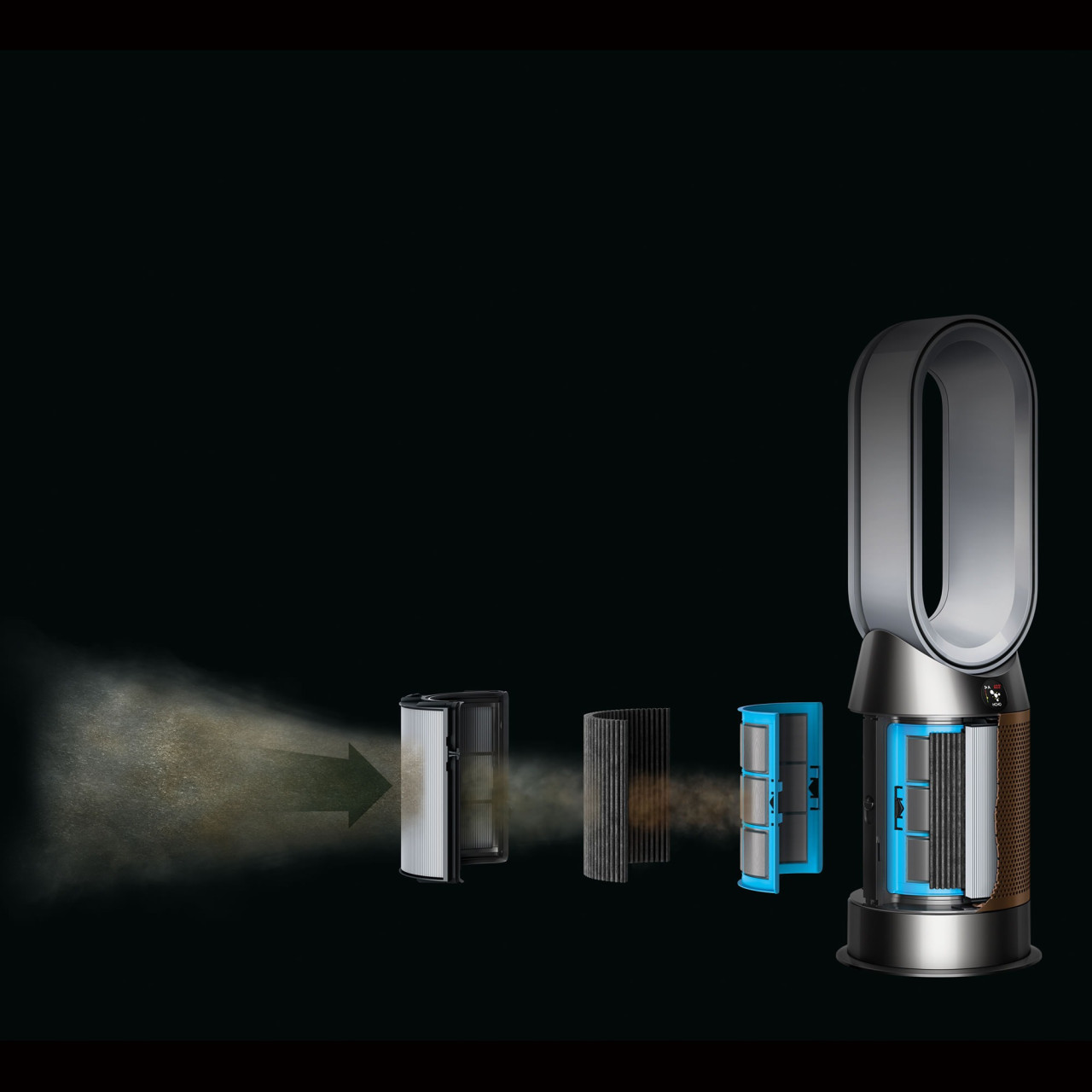 Pročišćivač Zraka Dyson Pure Hot HP09 white/gold