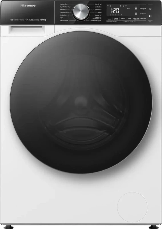 Hisense WD5S1245BW komb mašina za pranje i sušenje  12/8 kg, 1400