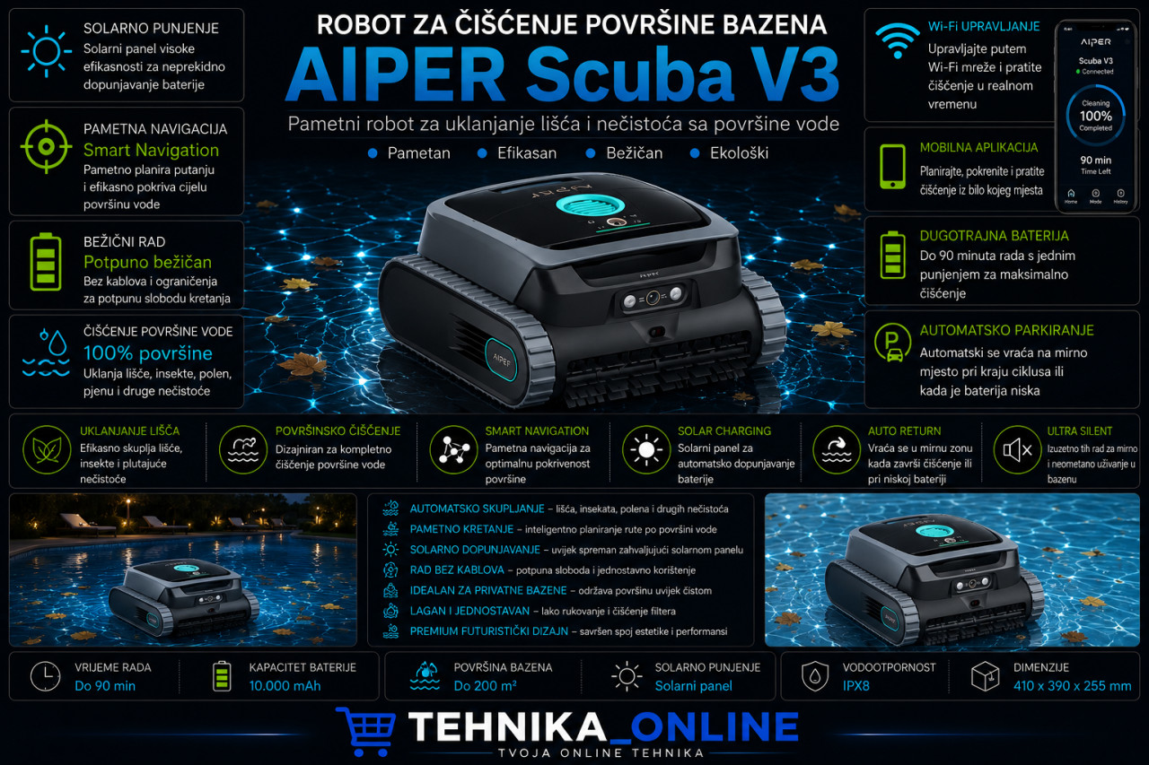 Robot za bazen AIPER Scuba V3