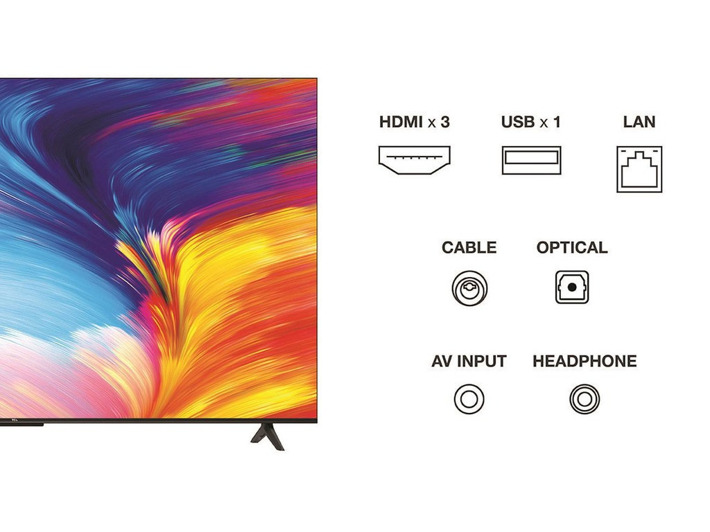 Televizor 65 TCL 65P631 4K 65'' HDR Google TV smart