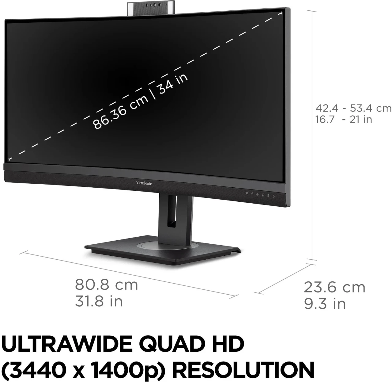 VIEWSONIC VG3457CV