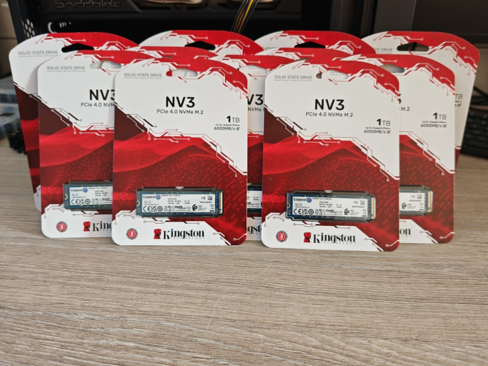 KINGSTON 1TB NV3 M.2 SSD 6000mb/s