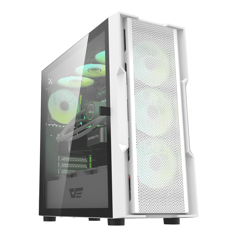 Kućište darkFlash DK431 MESH Bijelo sa 4x ARGB ventilatora