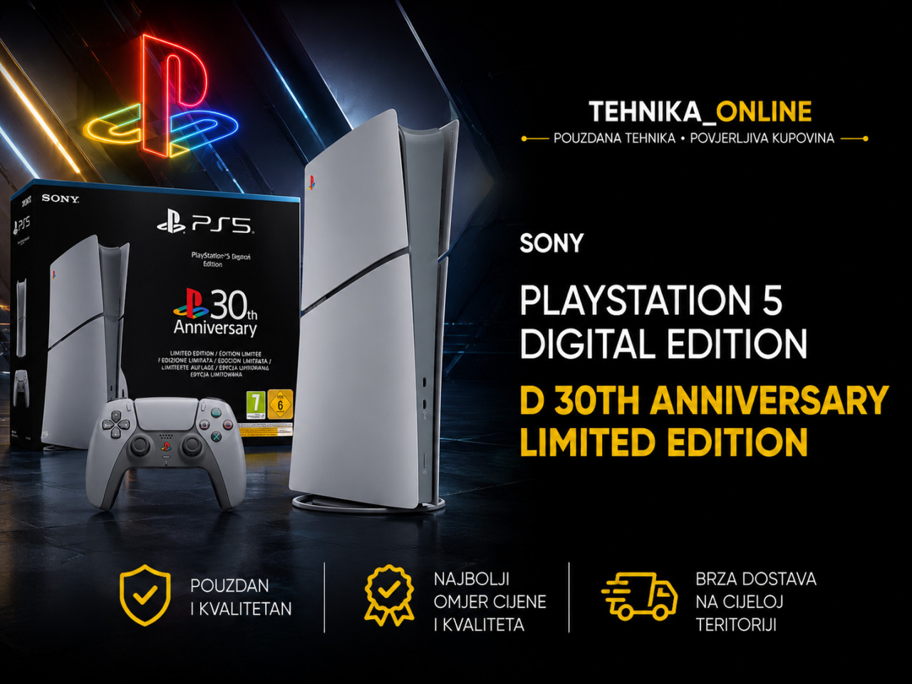 PlayStation 5 Digital Edition D  30th Anniversary Limited Edition