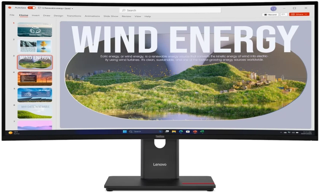 LENOVO ThinkVision T34WD-40 64AEGAT1EU