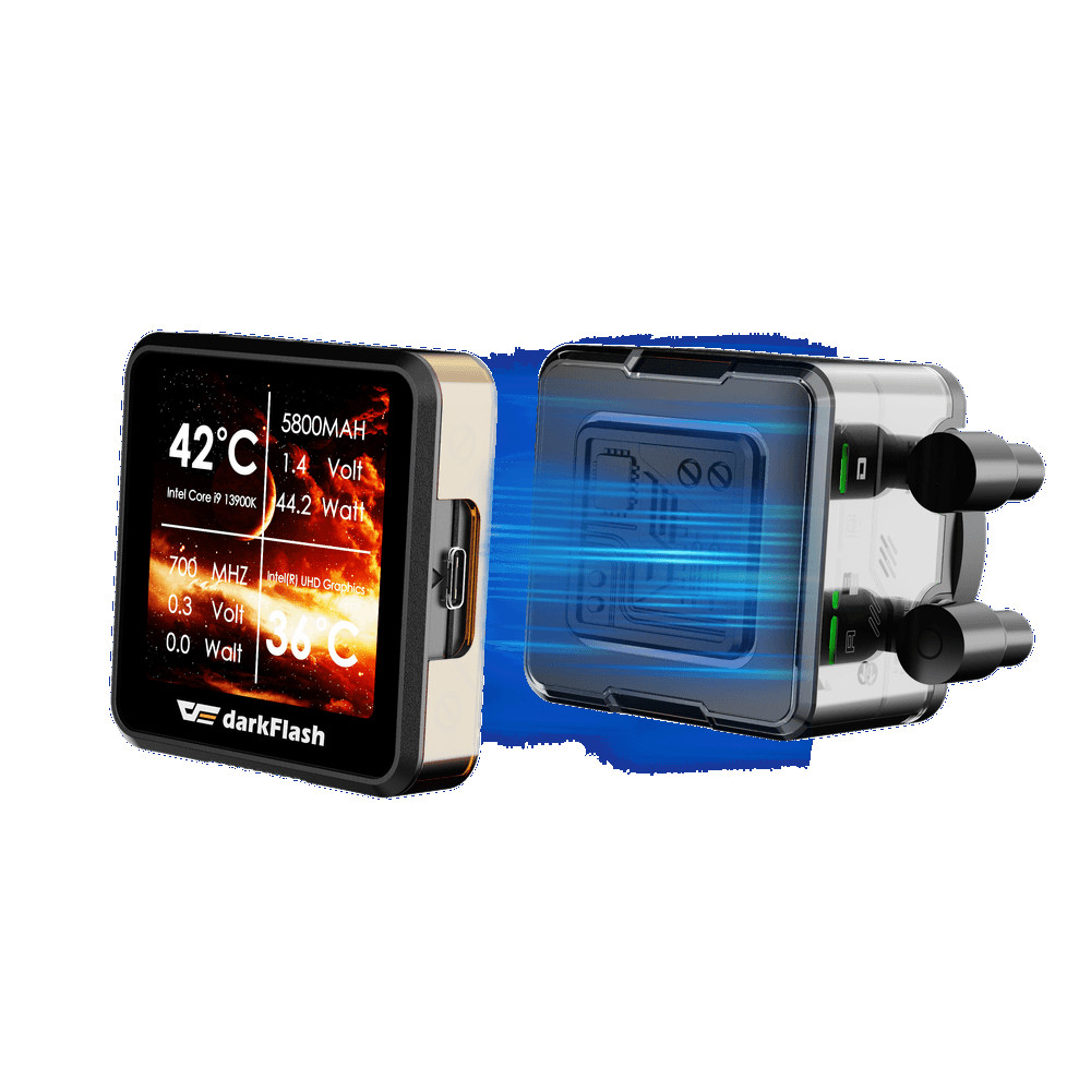 Vodeno hlađenje darkFlash DE240 Crno ARGB IPS Screen
