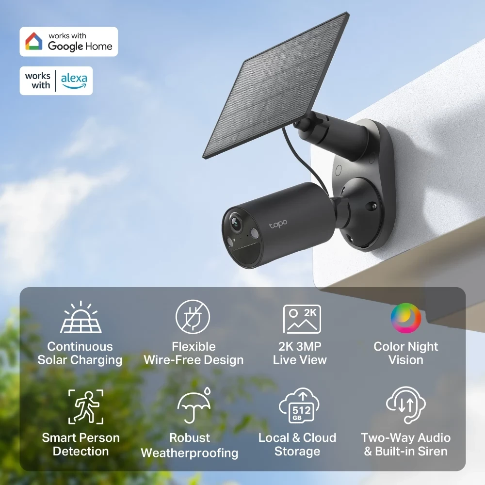 TP-LINK Tapo C411 3MP IP kamera 3.17mm +  panel