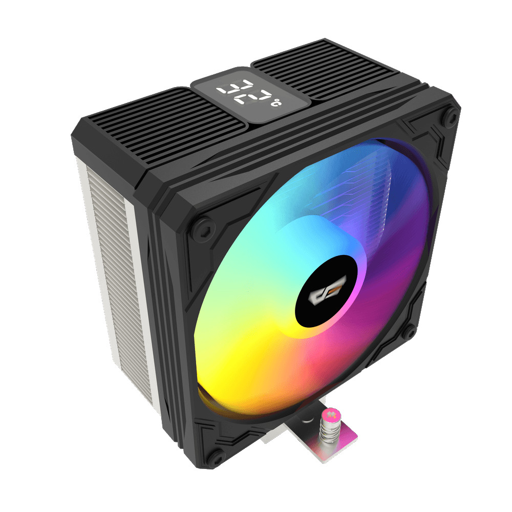 Vazdušno hlađenje darkFlash M400 Crno ARGB sa displayom