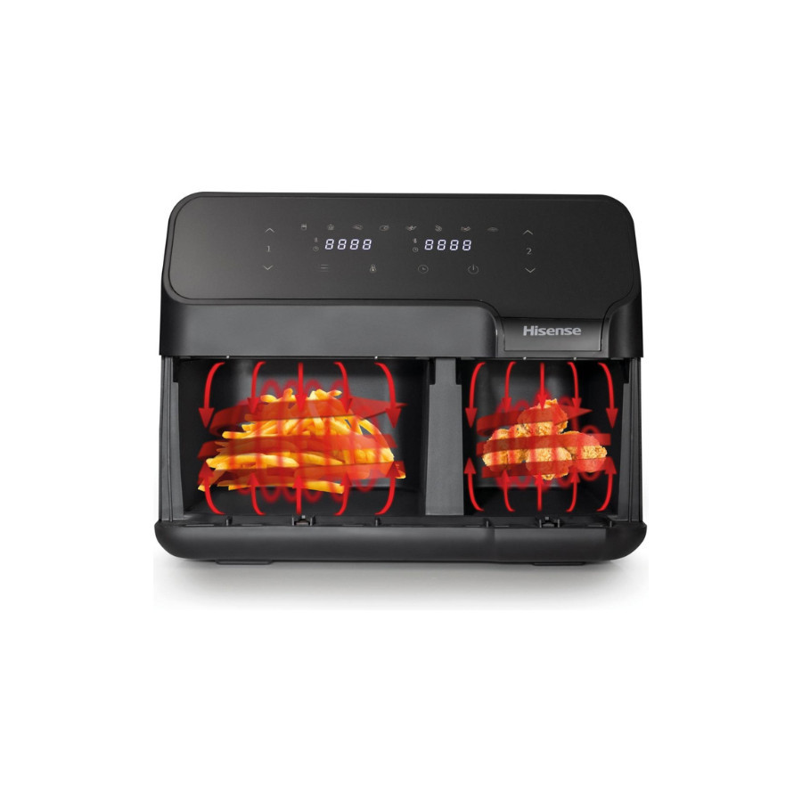 Hisense air fryer friteza na vrući zrak HAF2900D 8.6L 5.3/3.3L