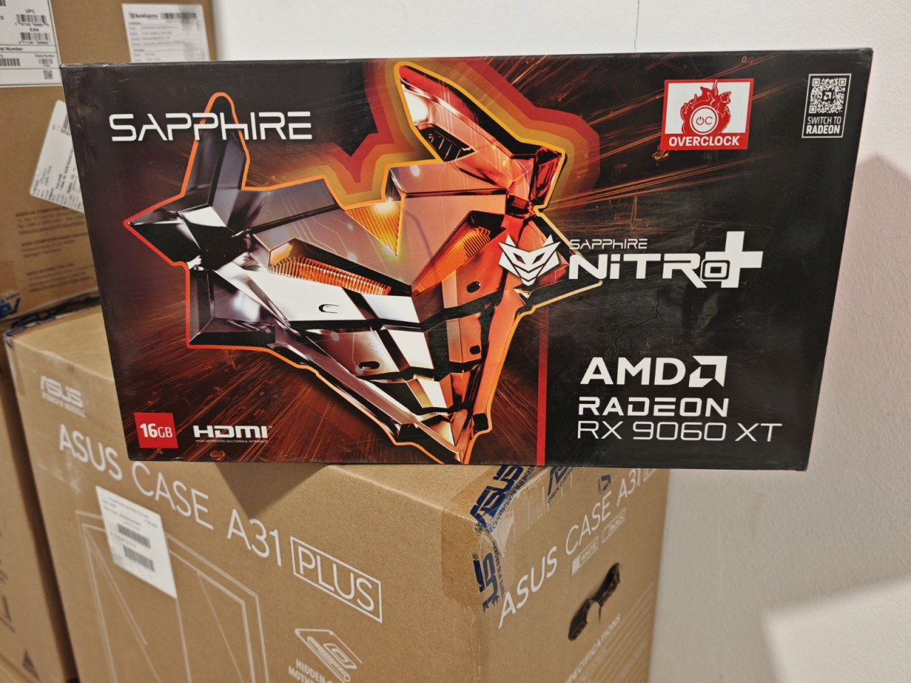 9060XT SAPPHIRE Radeon RX 9060 XT 16GB GDDR6 NITRO+ PCIE