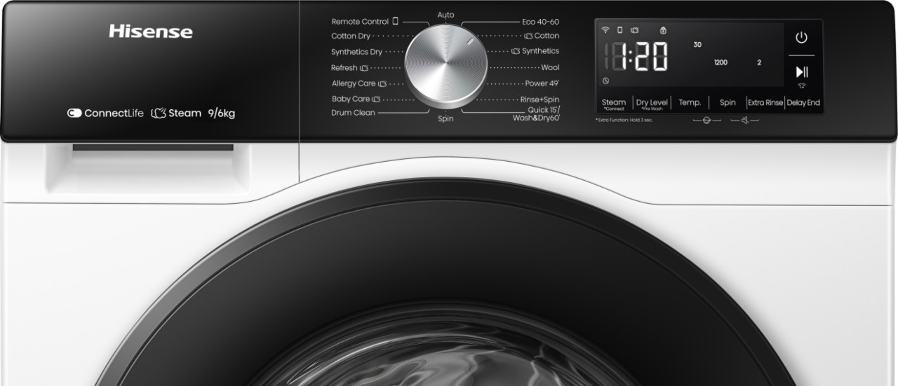 Hisense komb. veš mašina i sušilica 9KG/6KG 1400OBRT WD3S9043BW3
