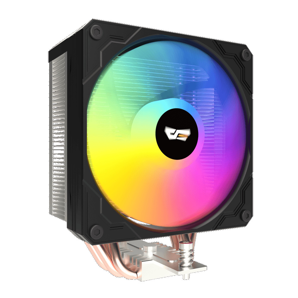 Vazdušno hlađenje darkFlash M400 Crno ARGB sa displayom