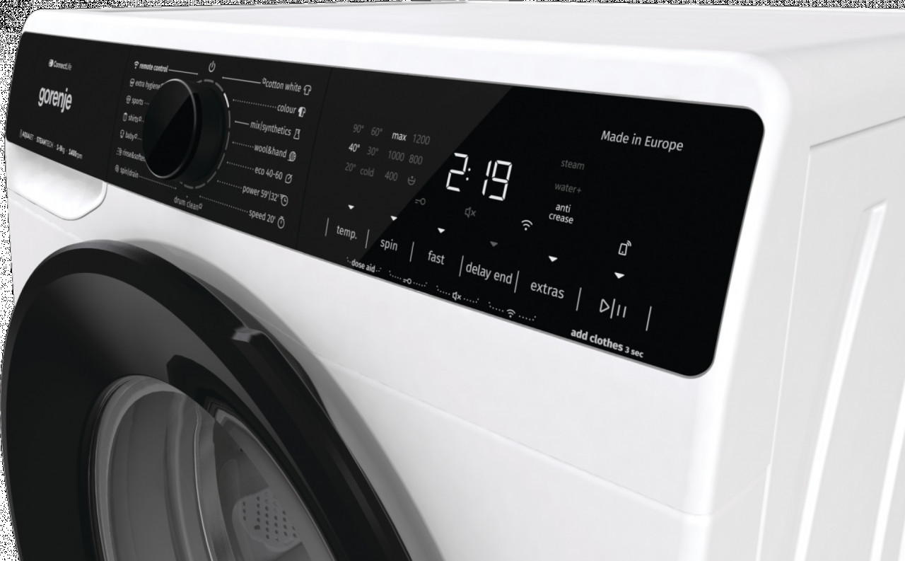 GORENJE Masina za veš/Perilica 9kg 1400RPM WPNA94A1PWIFI