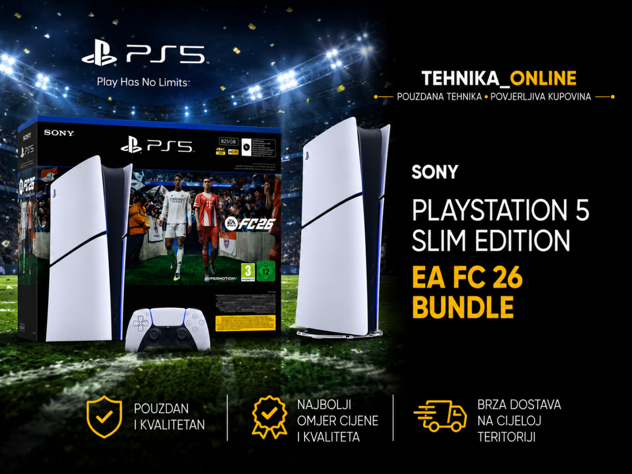 SONY PS5A PlayStation 5 Slim EA FC 26 bundle