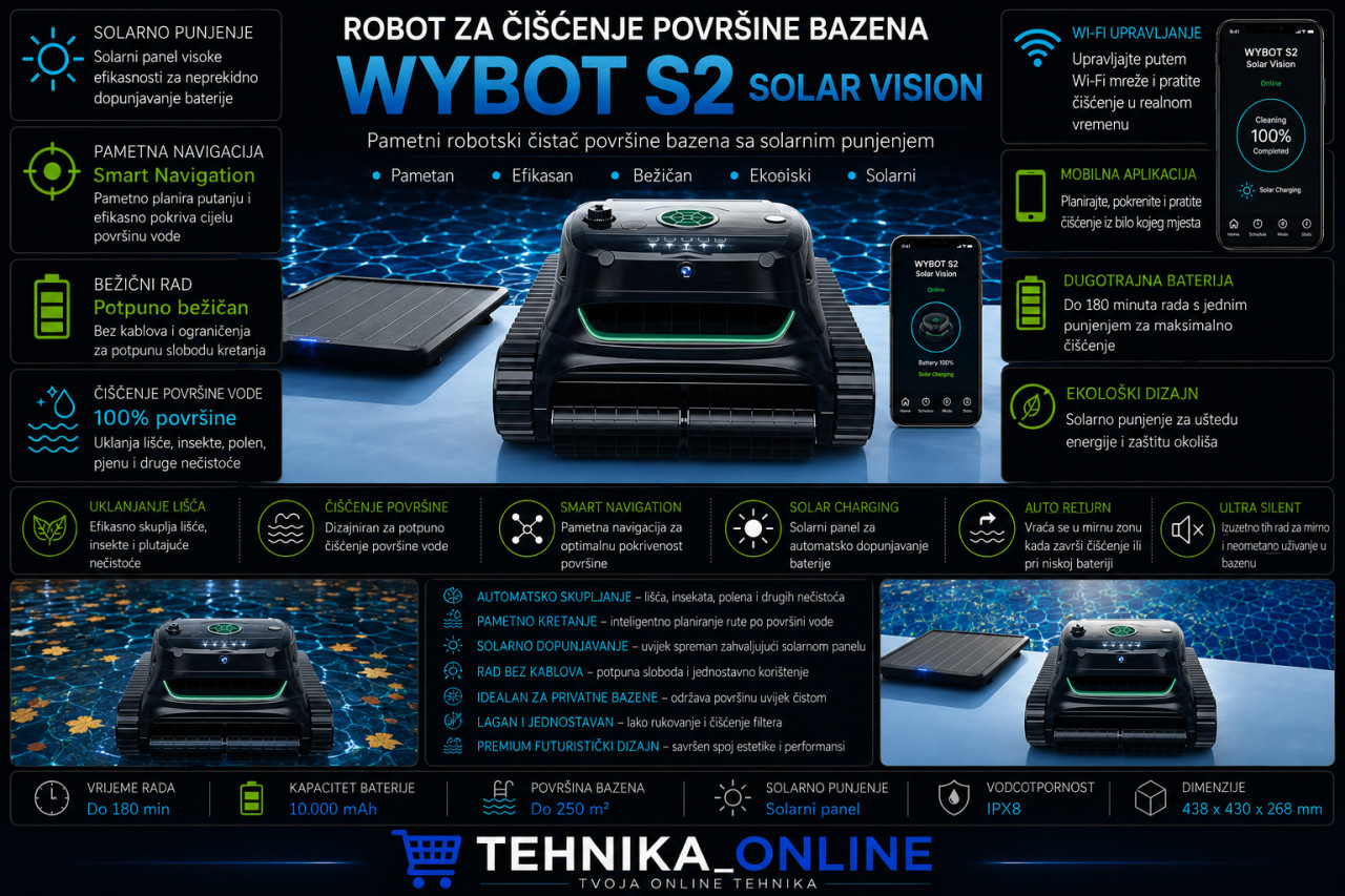 Robot za bazen WYBOT S2 Solar Vision