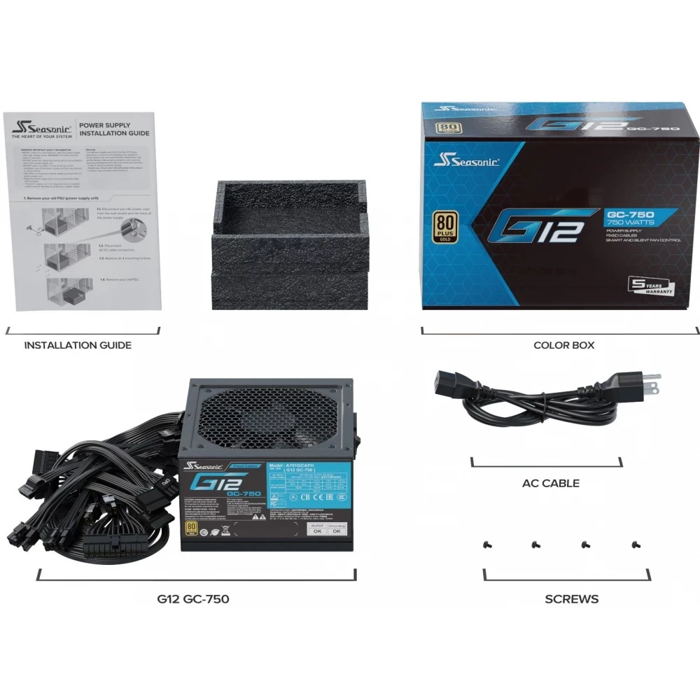 SEASONIC G12 GC 750W  Napojna jedinica