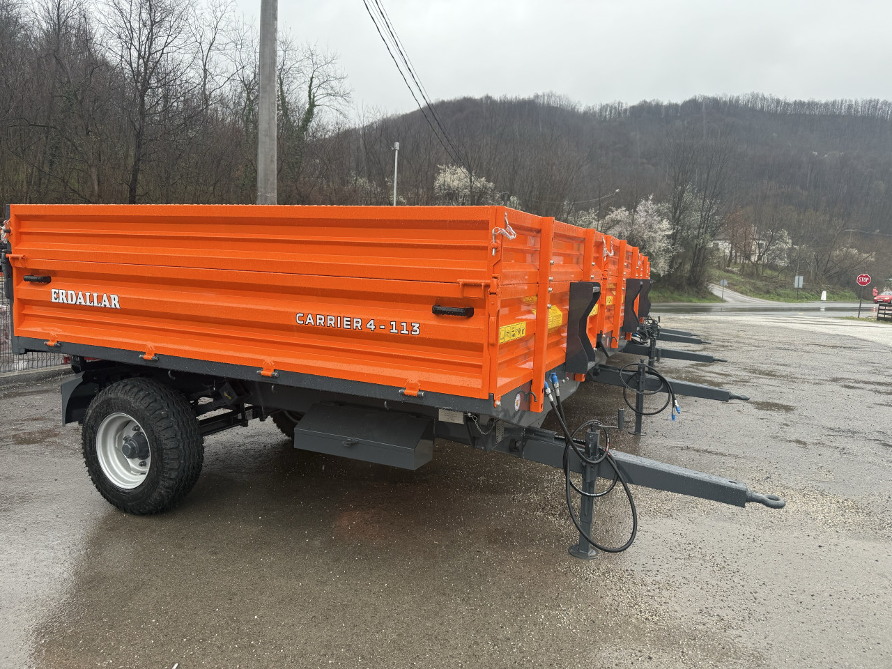 Traktor traktorska prikolica ERDALLAR 4T NOVO