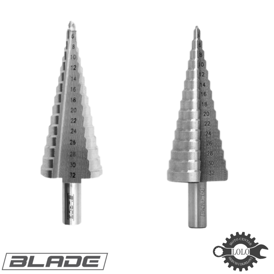 Stepenasta burgija za metal