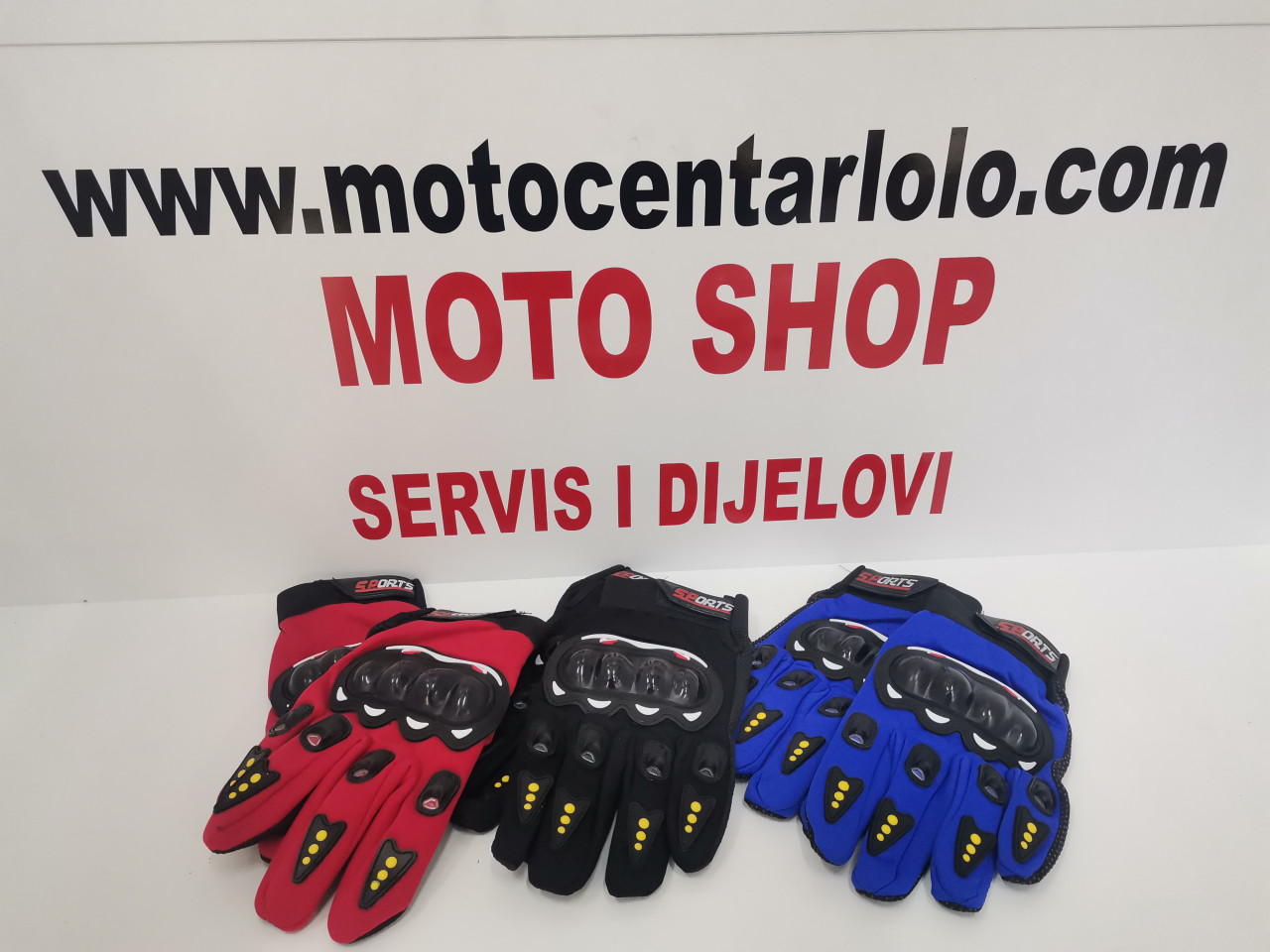 Moto rukavice sa protektorima
