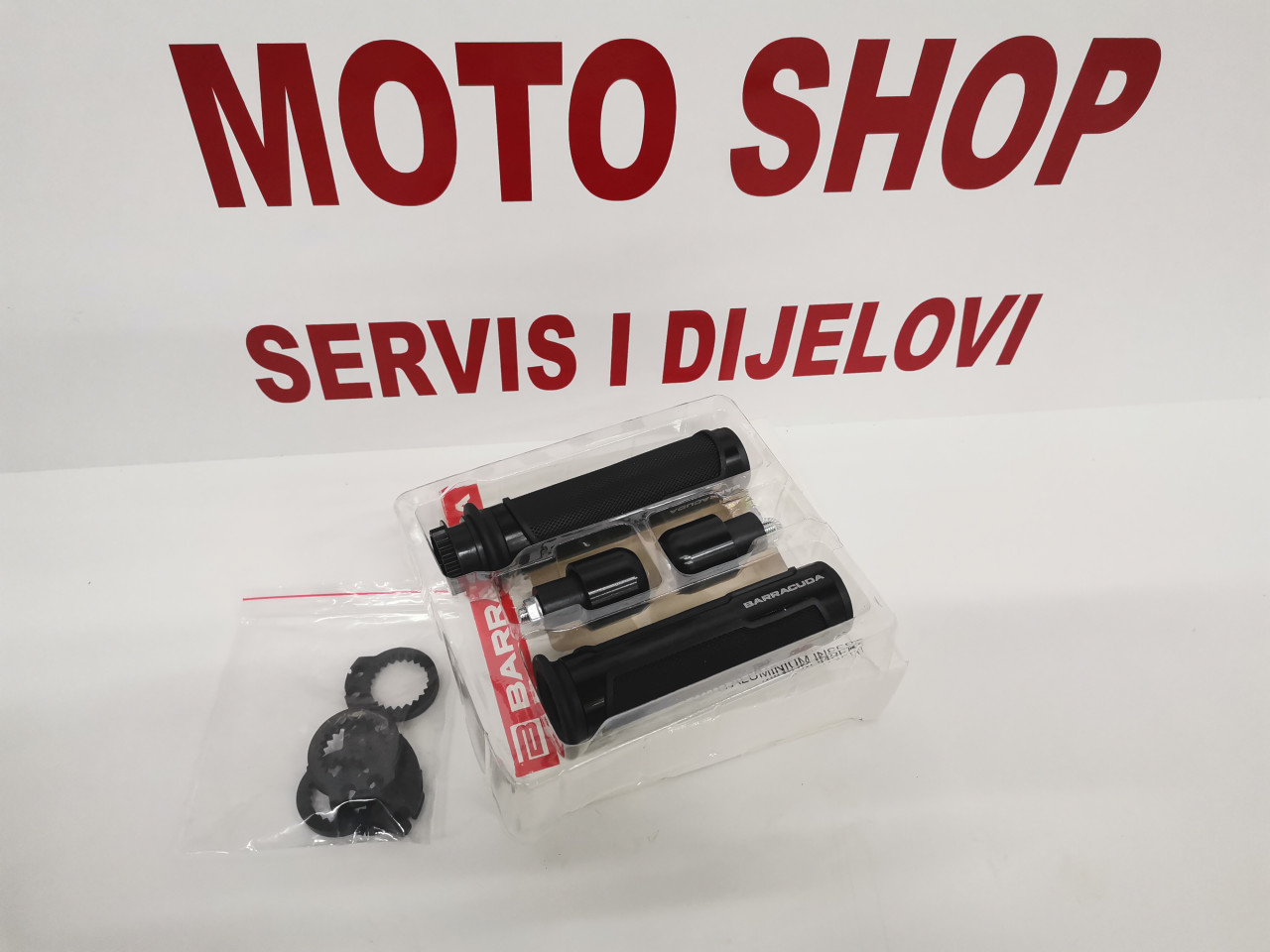 Barracuda ručke za motocikle sa tegovima
