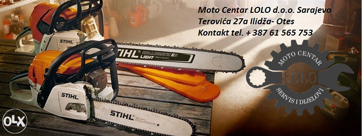 DIJELOVI ZA MOTORNE PILE (husqvarna,stihl,jonsered,par)