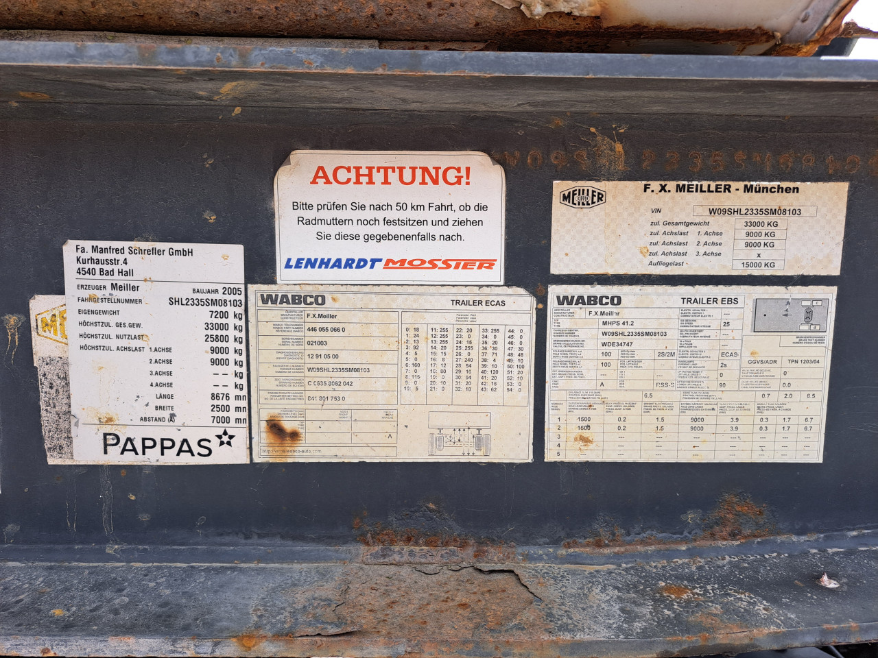 Meiller  MHKS (448) - POLUPRIKOLICA 2 OSOVINE / KIPA