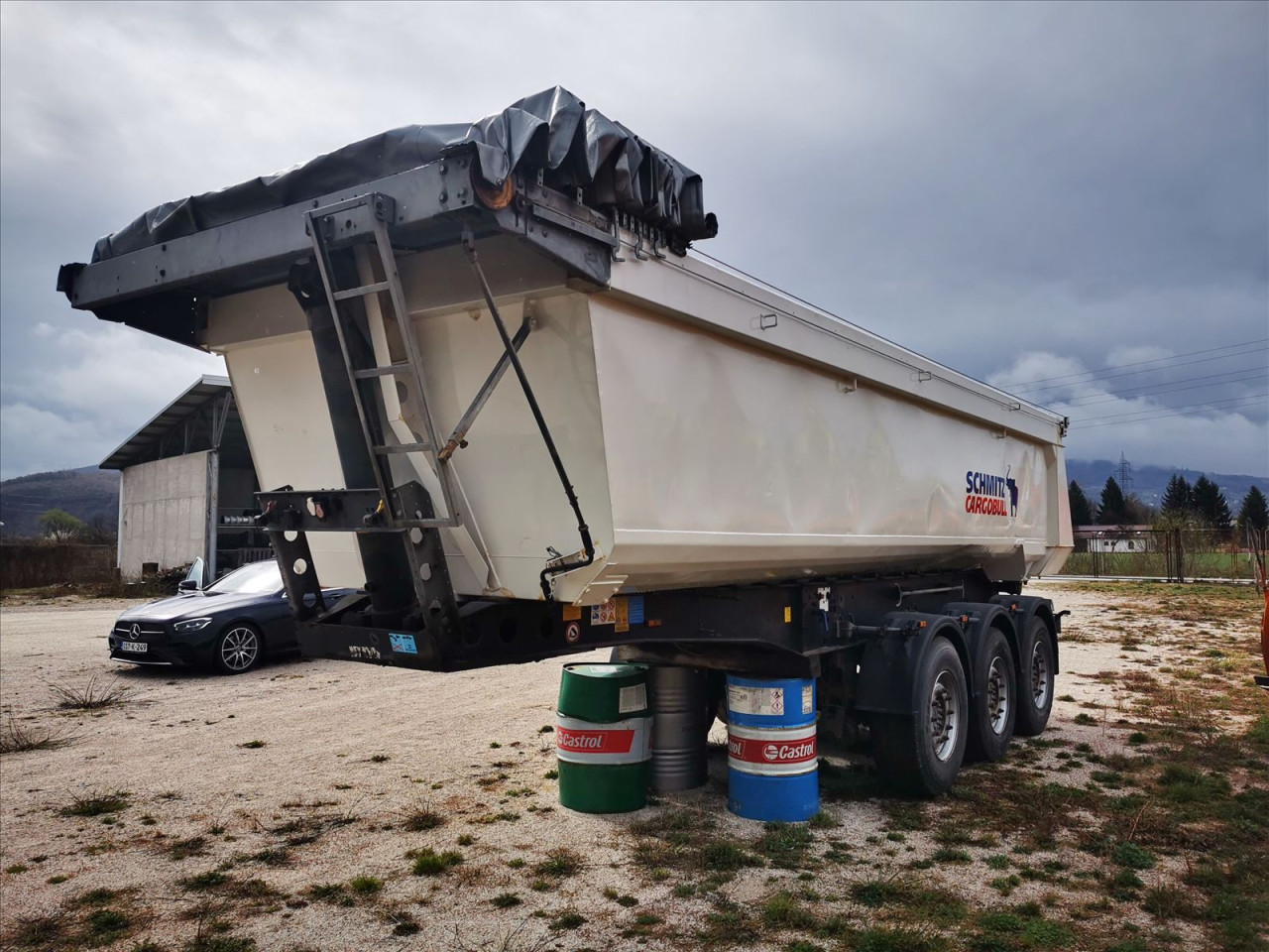 Schmitz Cargobull SKI 24 (417) - POLUPRIKOLICA 3 OSOVINE / KIPA