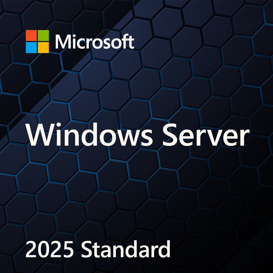 Microsoft DSP Windows Server Std 2025 64Bit ENG 16 Core