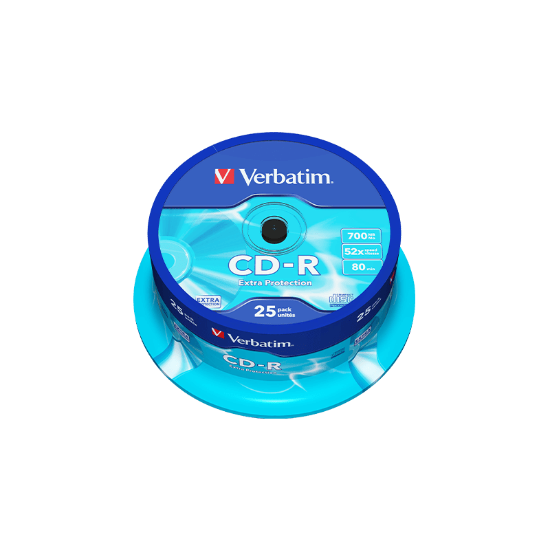 Verbatim CD-R 700MB 52x, 25/1, spindle