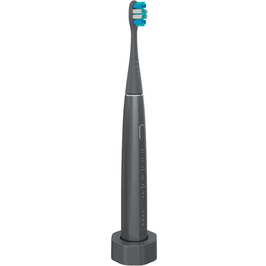 Wireless Tooth Brush, Grey, 3 Brush Heads, 1400mAh, Function: Sof