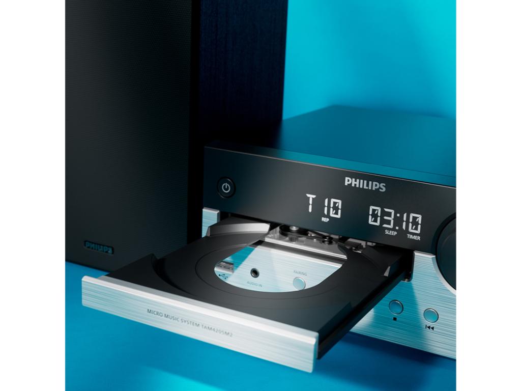 Philips Mini linija TAM4205M2 CD; MP3-CD; USB; FM; BT; RMS 80W