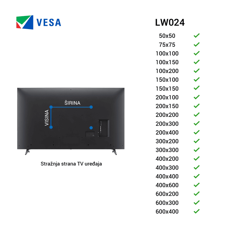 GIGATECH TV nosač Gigatech LW024 37"-75" zglobni