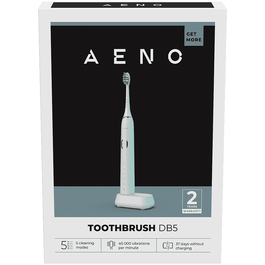 AENO Sonic Electric Toothbrush DB5: White, 5 modes, wireless char