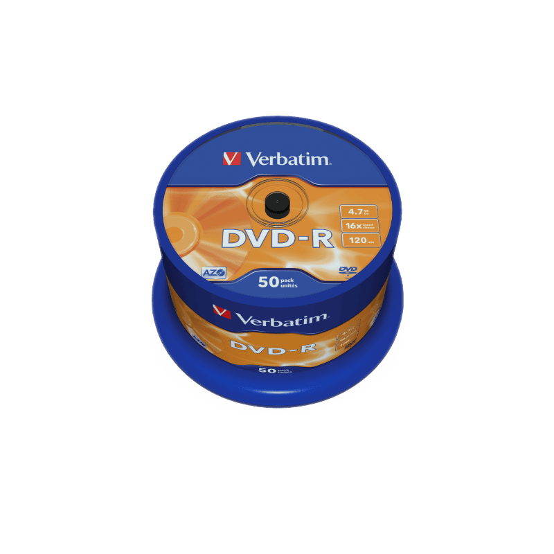 Verbatim DVD-R 4.7GB 16x, 50/1, spindle