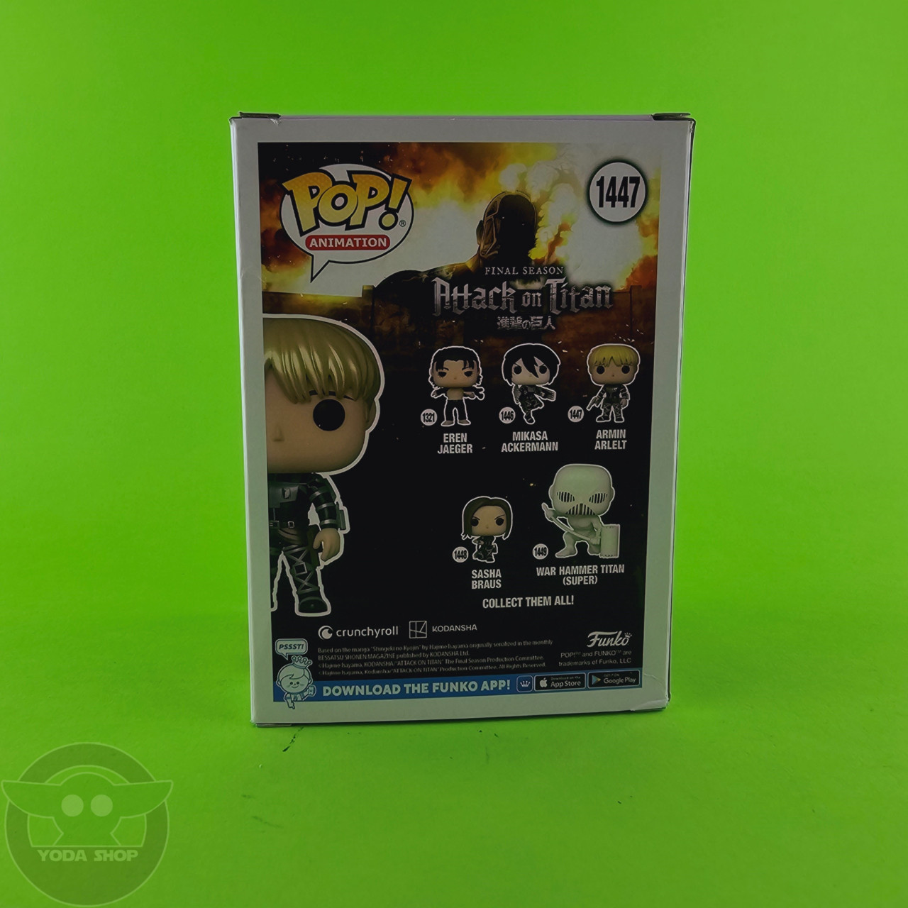 Funko POP Armin Arlelt - Attack on Titan #1447