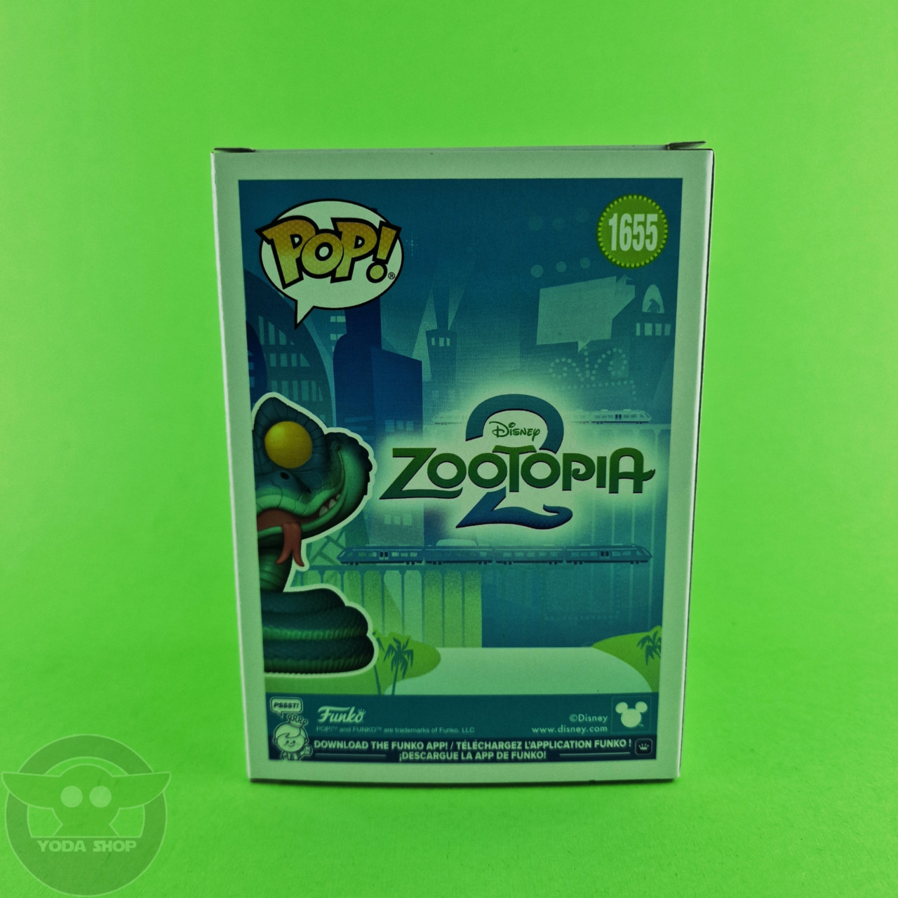 Funko POP Gary De Snake De'Snake - Zootopia zootropola #1655