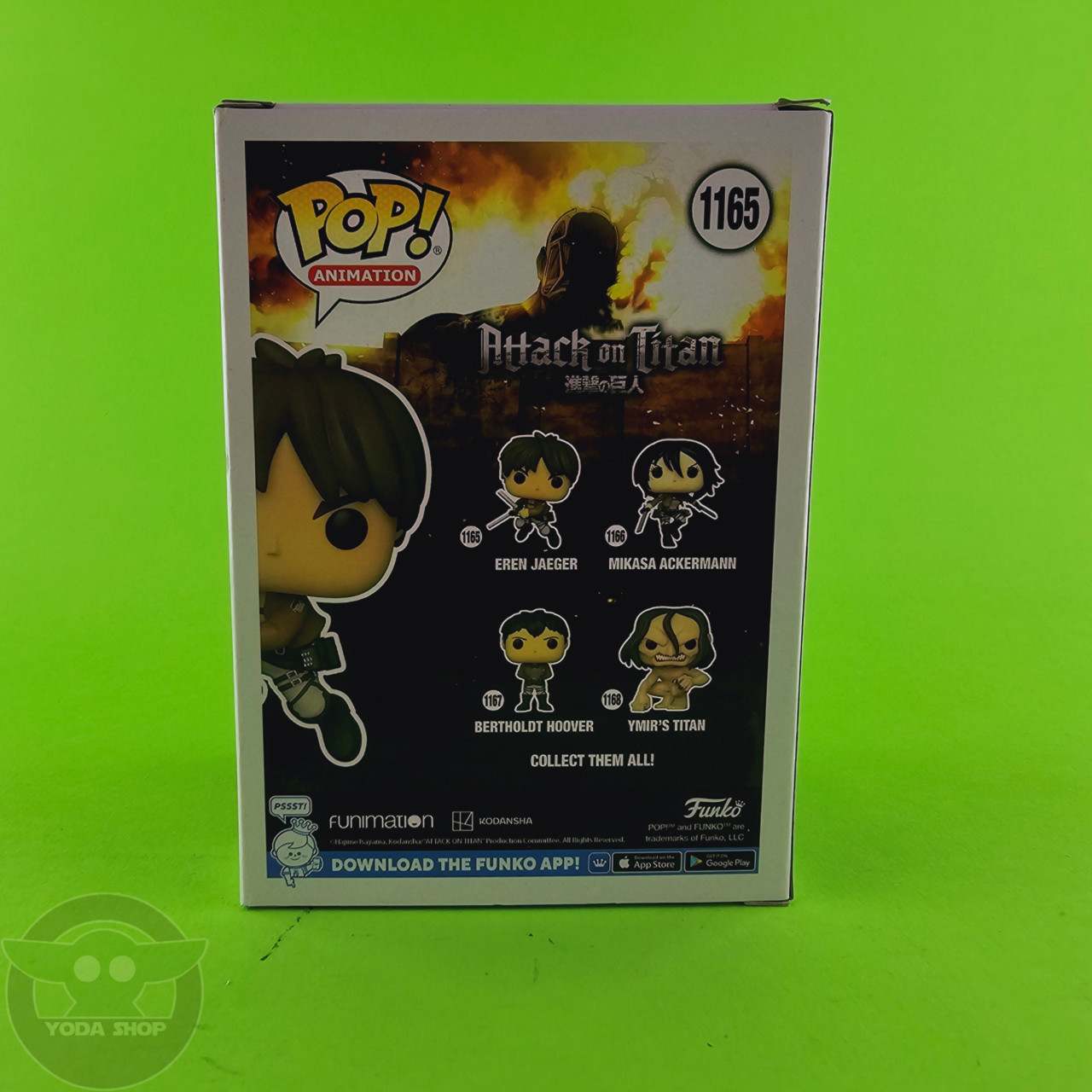 Funko POP Eren Jaeger - Attack on Titan #1165