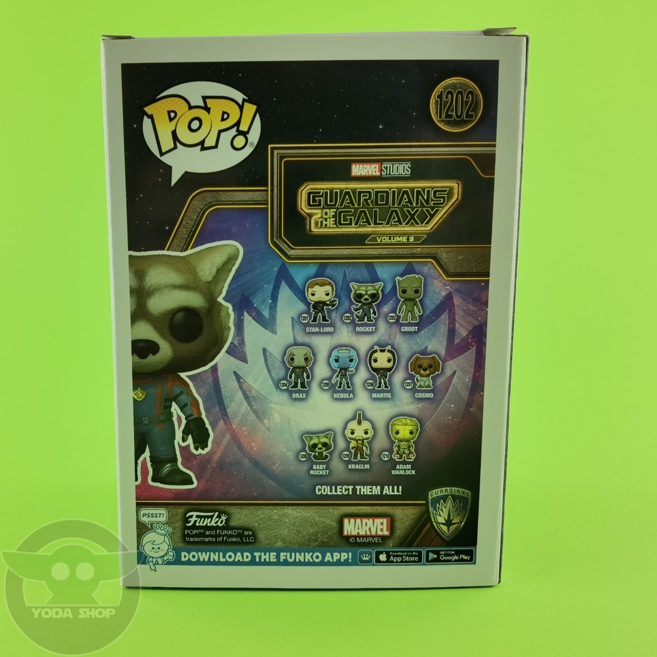 Funko POP Rocket - Guardians of the Galaxy Marvel #1202